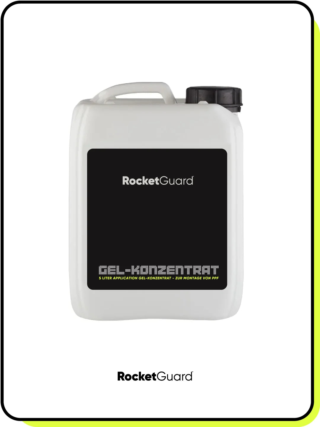 5 liters of gel concentrate